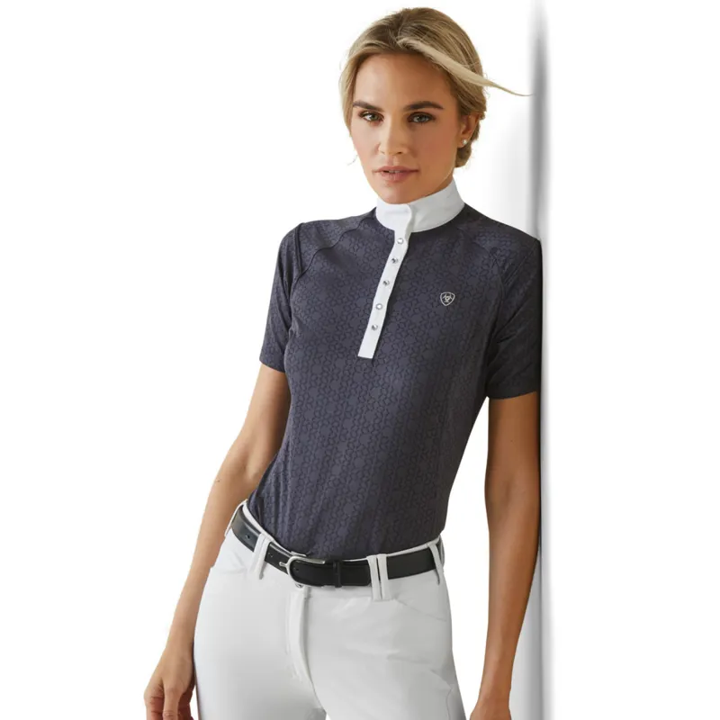 Ariat Women's Showstopper Short Sleeve Show Shirt - Periscope