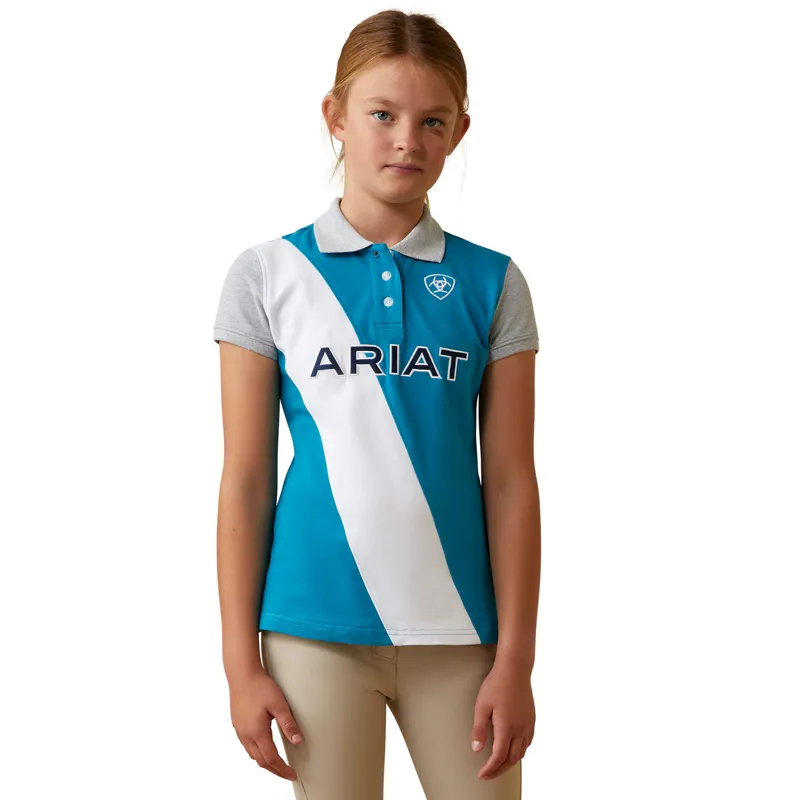 Ariat Youth Taryn Polo - Mosaic Blue