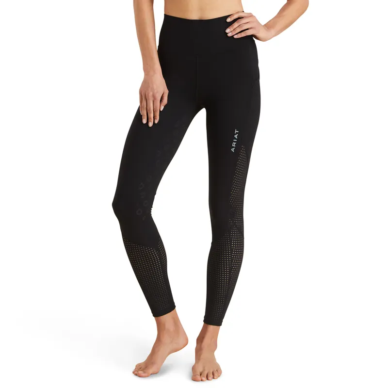 Ariat Women's Breathe EOS Half Grip Tights - Black
