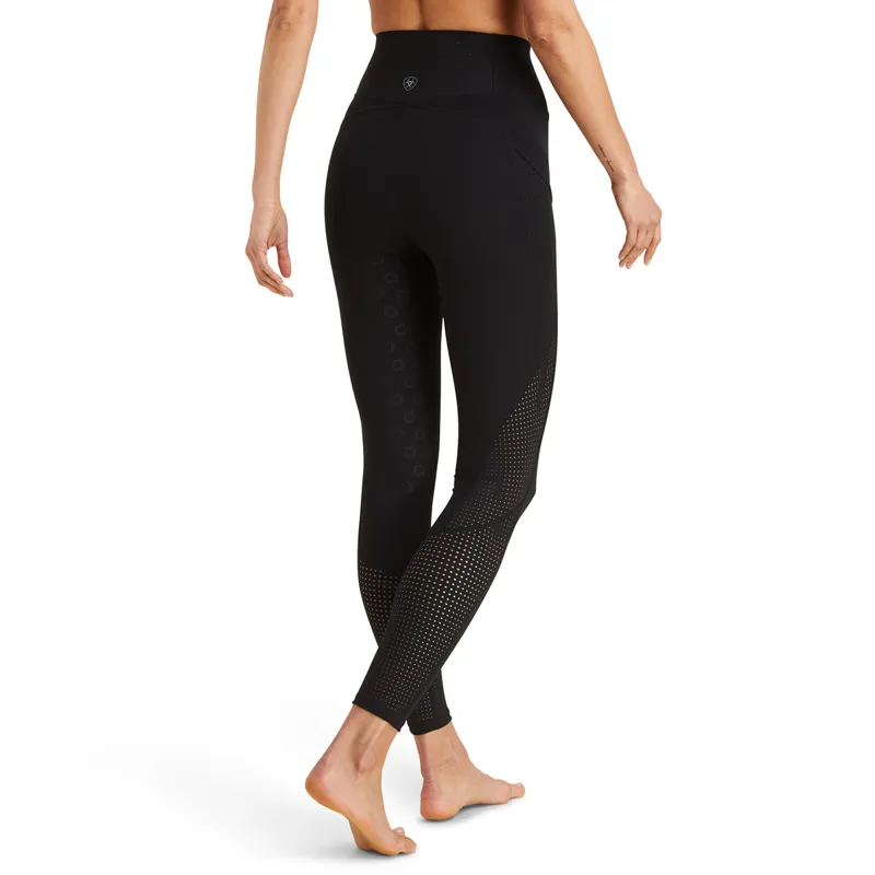 Ariat Women's Breathe EOS Half Grip Tights - Black-1