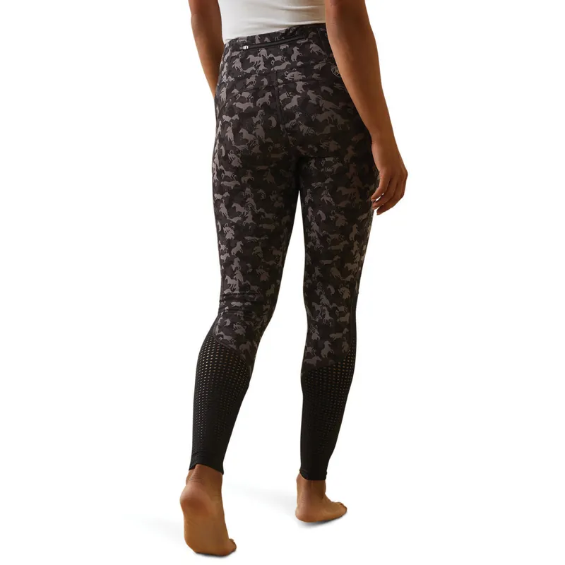 Ariat Women's EOS Full Seat Tights - Periscope Camo Horse-1