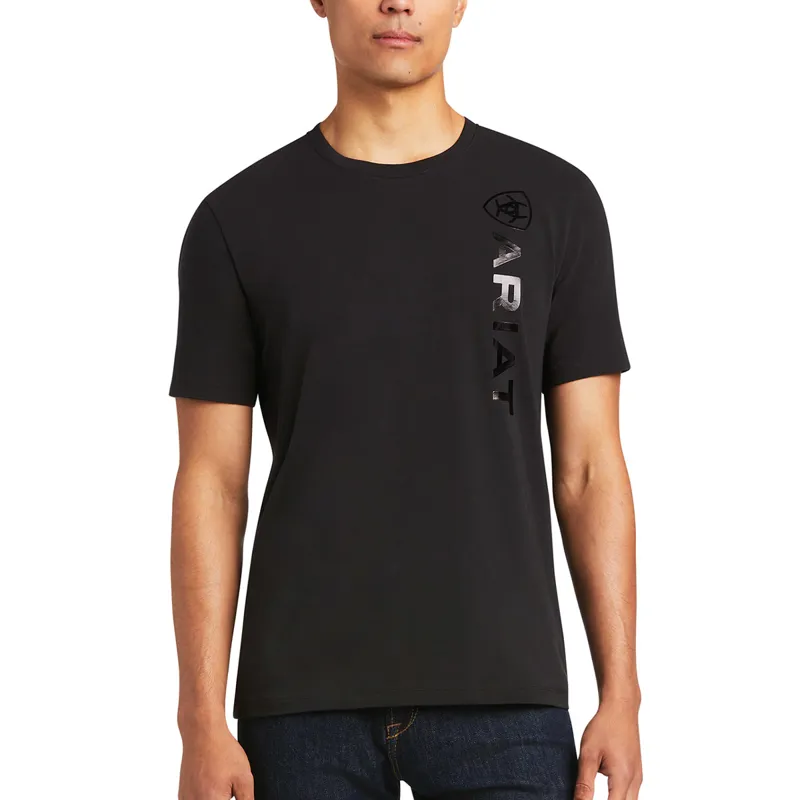 Ariat Men's Vertical Logo T-Shirt - Black