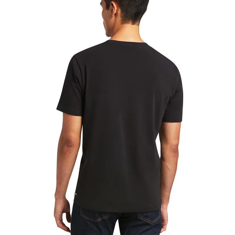 Ariat Men's Vertical Logo T-Shirt - Black-1