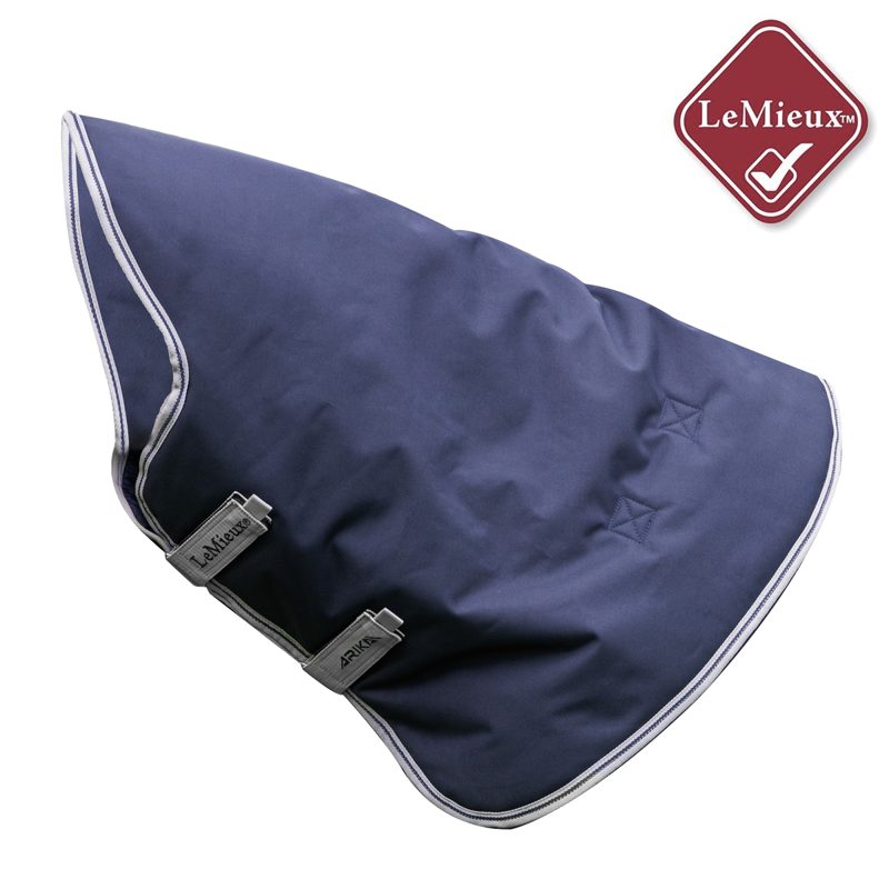 LeMieux Arika Storm-Tek 100g Turnout Neck Cover - Navy-1