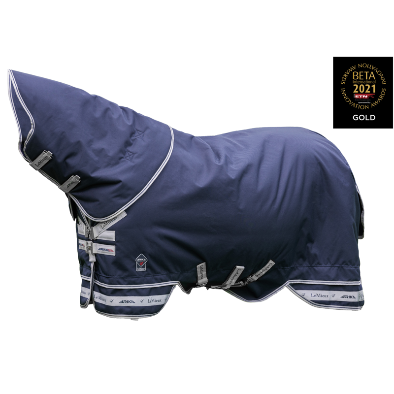 LeMieux Arika Featherweight 0g Turnout Rug - Navy-1