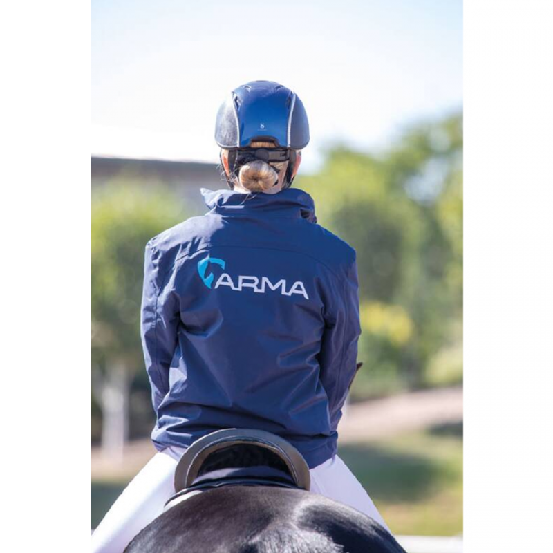 Shires Arma Logo Team Jacket - Child- Navy-3