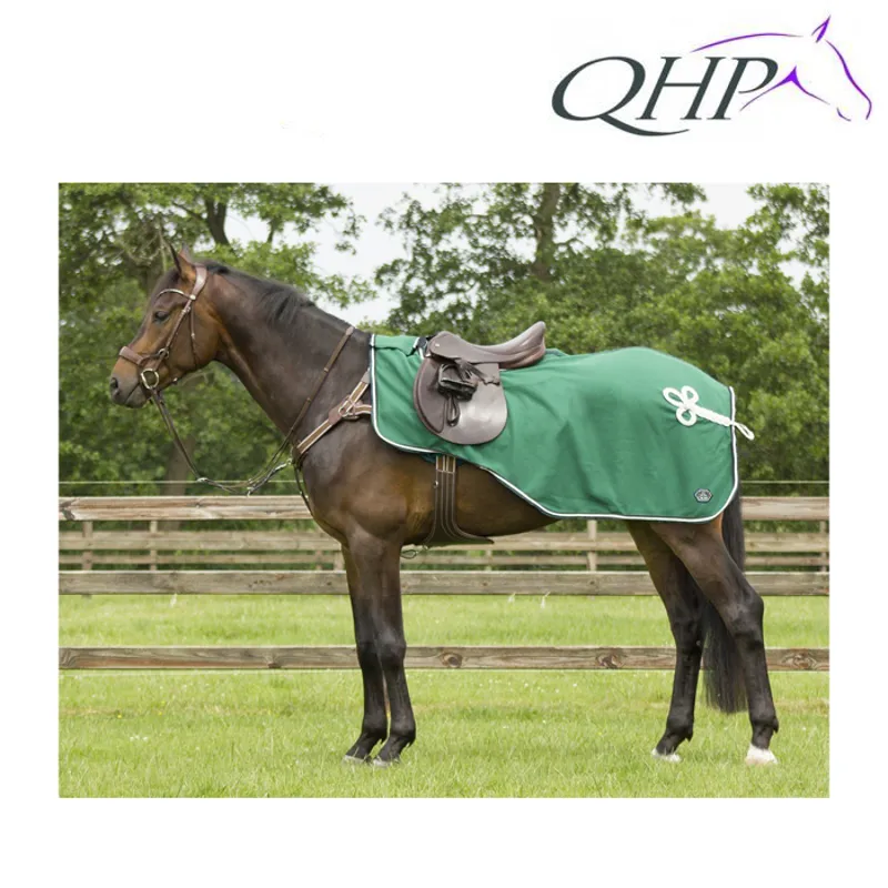 QHP Eldorado Exercise Fleece Rug - Army Green
