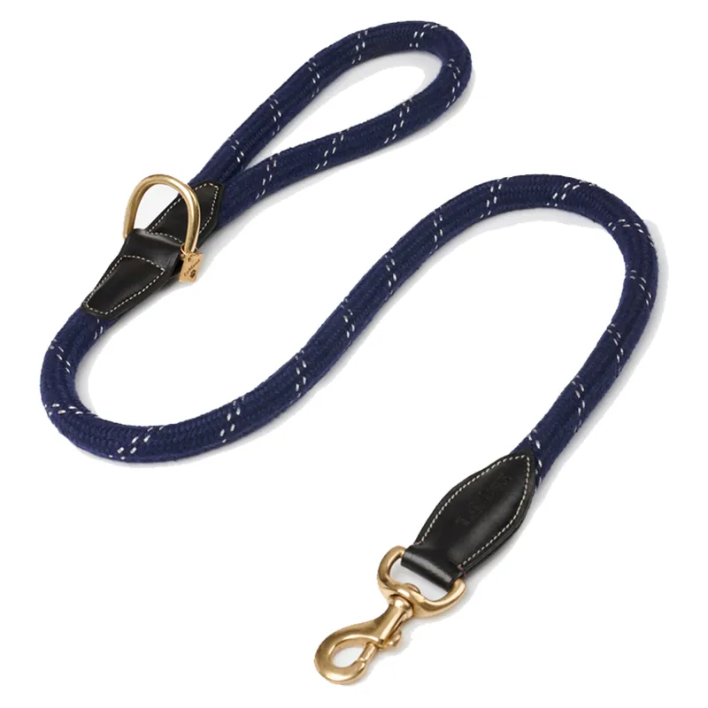 LeMieux Ascot Rope Dog Lead - Navy