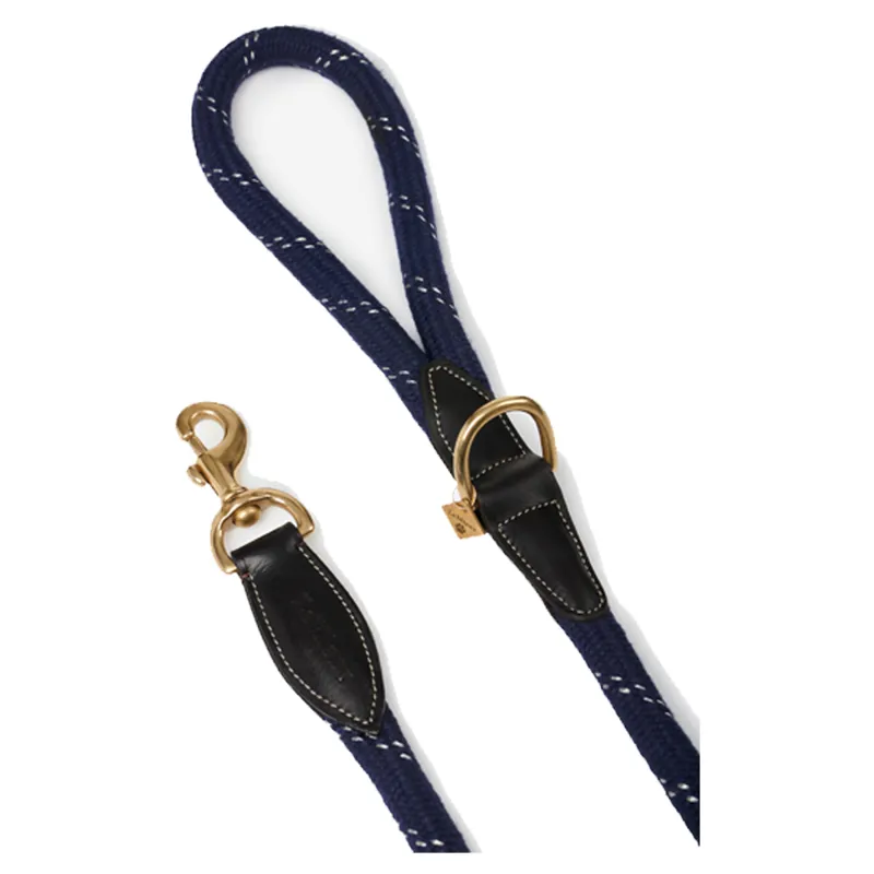 LeMieux Ascot Rope Dog Lead - Navy-1
