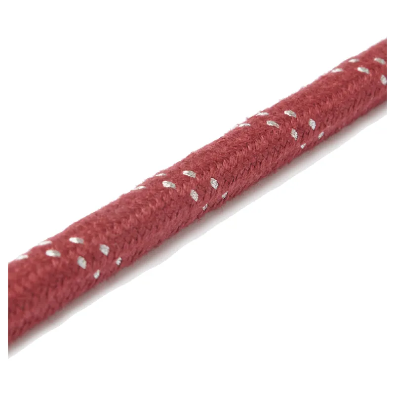 LeMieux Ascot Rope Collar - Burgundy-2