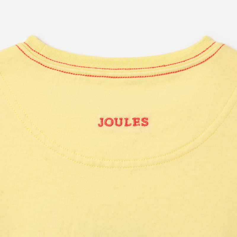 Joules Girls' Astra Artwork T-Shirt - Yellow-2
