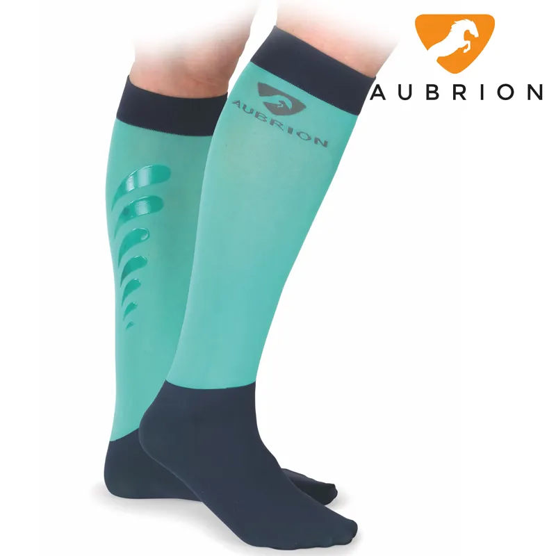 Aubrion Sudbury Performance Socks - Aqua
