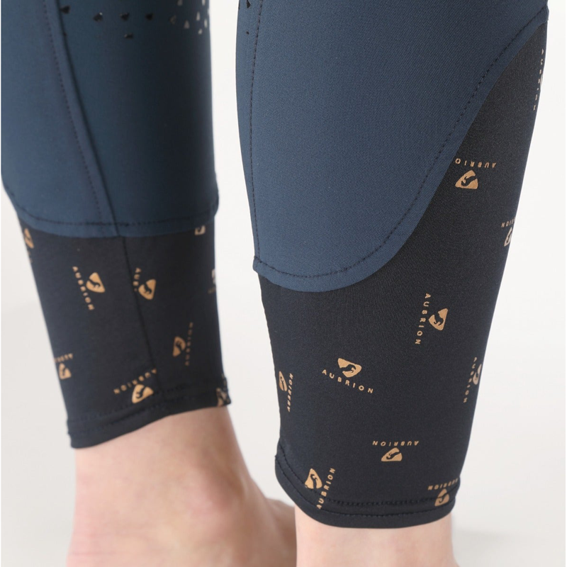Aubrion Team Breeches - Navy-1