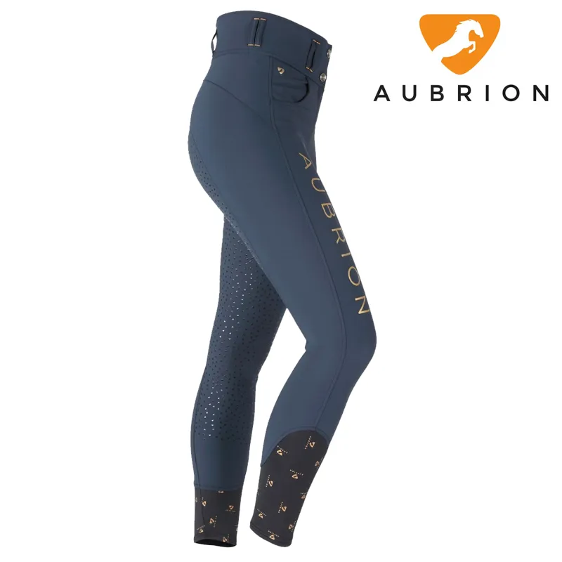 Aubrion Team Breeches - Navy
