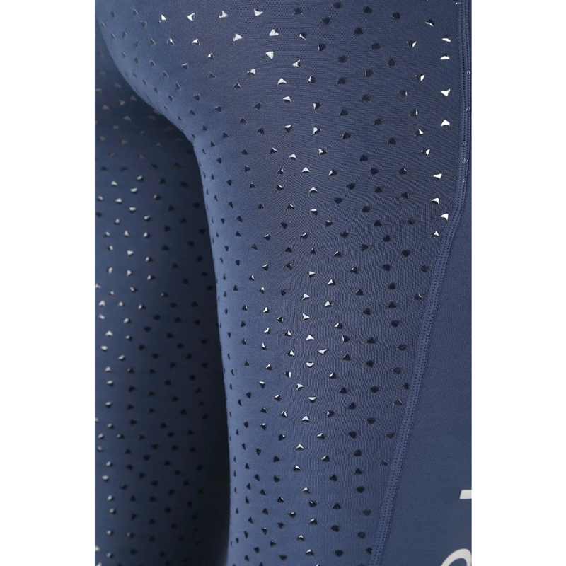 Aubrion Stanmore Ladies Riding Tights - Navy Blue-2