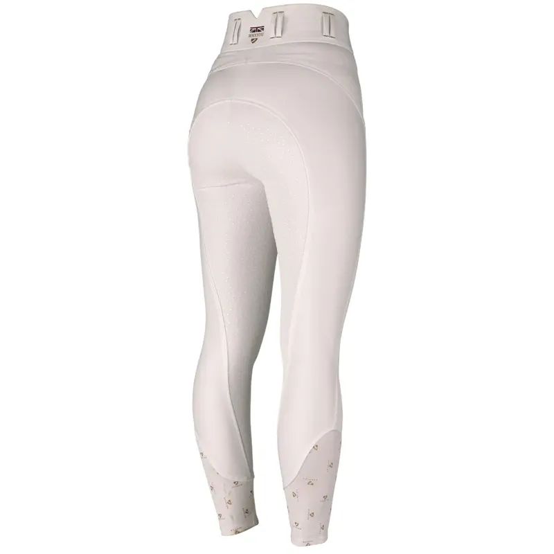 Aubrion Team Breeches - White-2