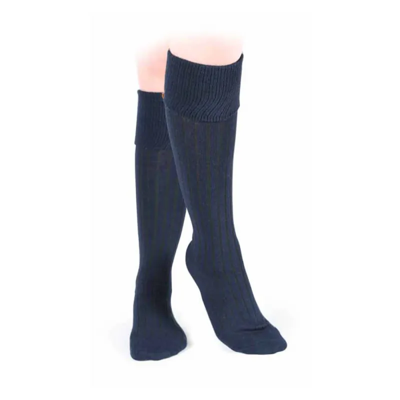 Aubrion Cottonwood Boot Socks - Navy