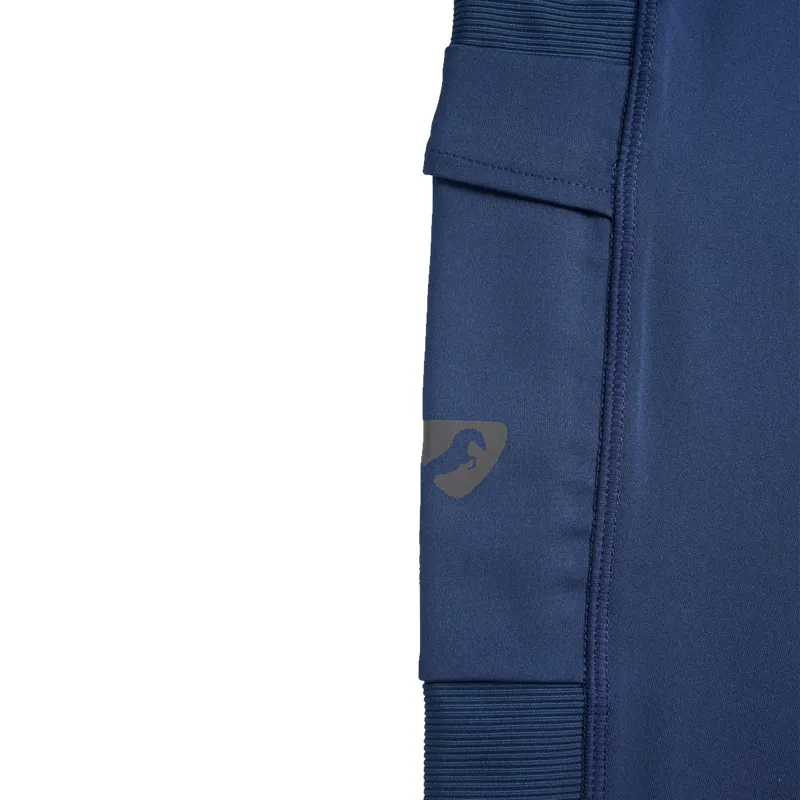 Aubrion Maids Manor Text Riding Tights - Navy-3