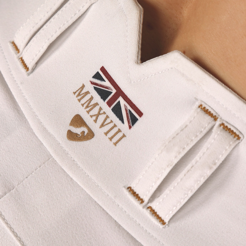 Aubrion Team Breeches - White-1