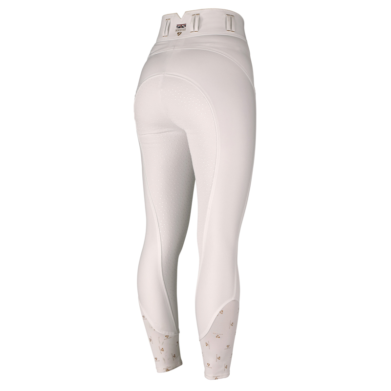 Aubrion Team Breeches - White-6