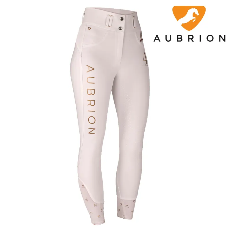 Aubrion Team Breeches - White