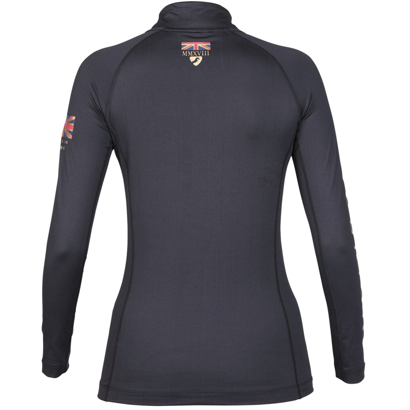Aubrion Team Long Sleeve Base Layer - Black-1