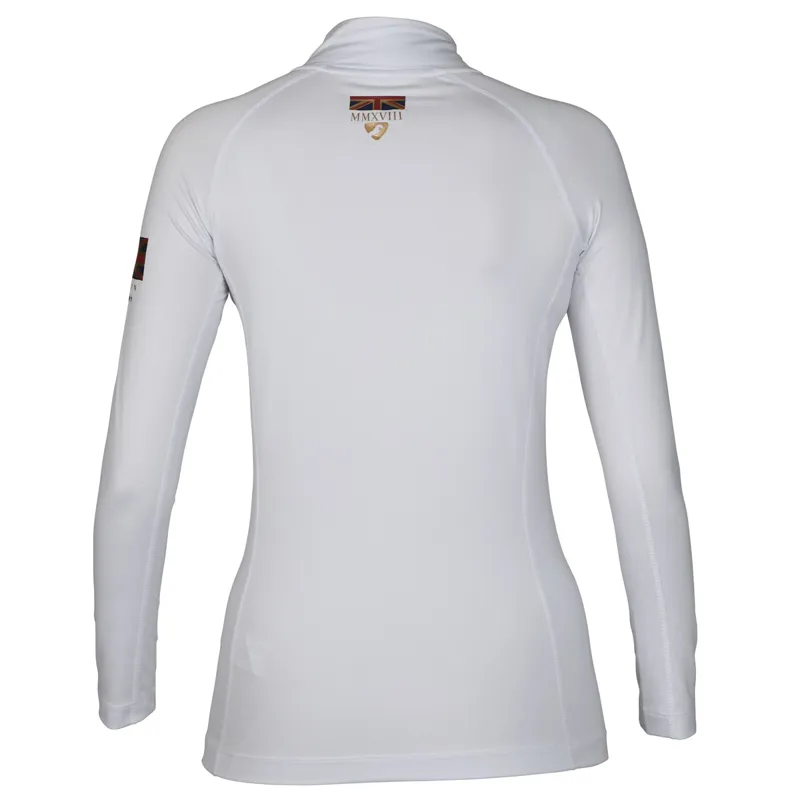 Aubrion Team Long Sleeve Base Layer - Maids - White-1