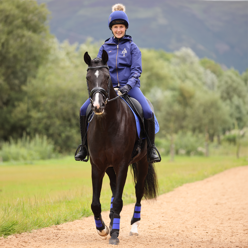 Aubrion Team Ladies Waterproof Jacket - Navy-8