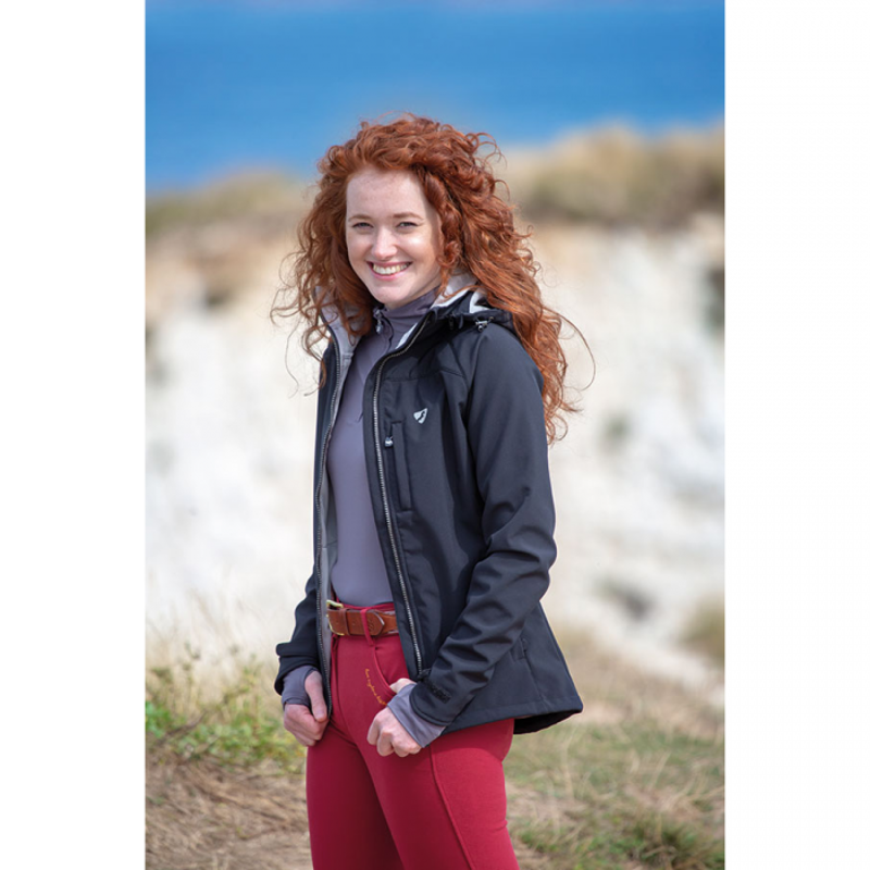 Aubrion Foresta Ladies Softshell Jacket - Black-1