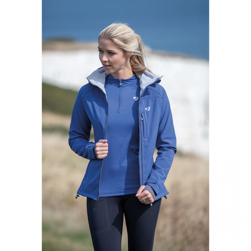 Aubrion Foresta Ladies Softshell Jacket - Blue-1