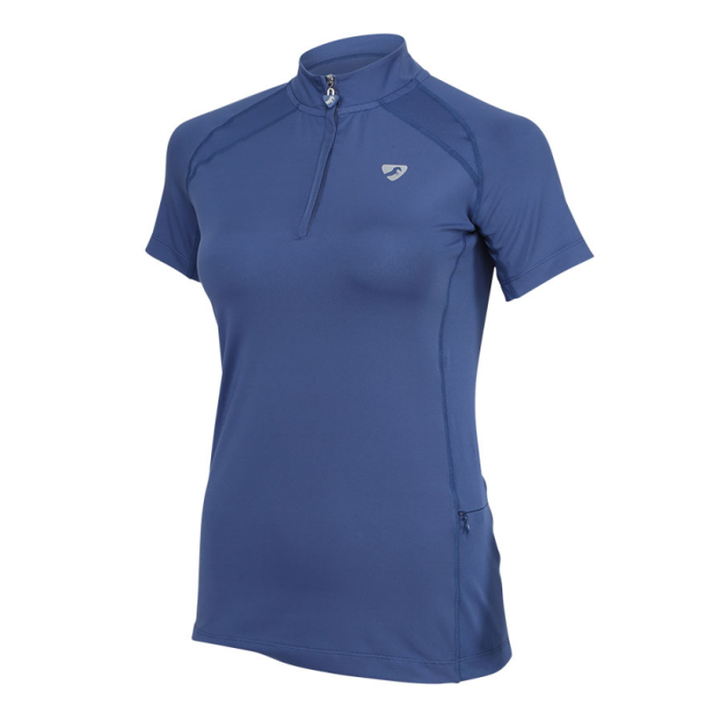 Aubrion Kiska Short Sleeve Base Layer - Maids - Blue-2