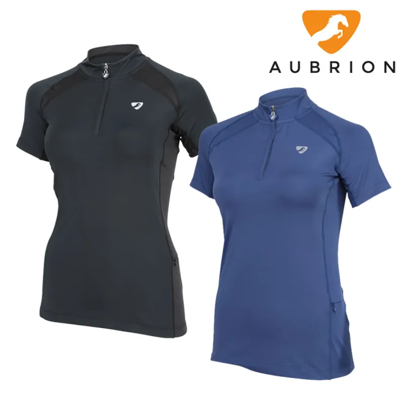 Aubrion Kiska Short Sleeve Base Layer - Maids - Blue-3