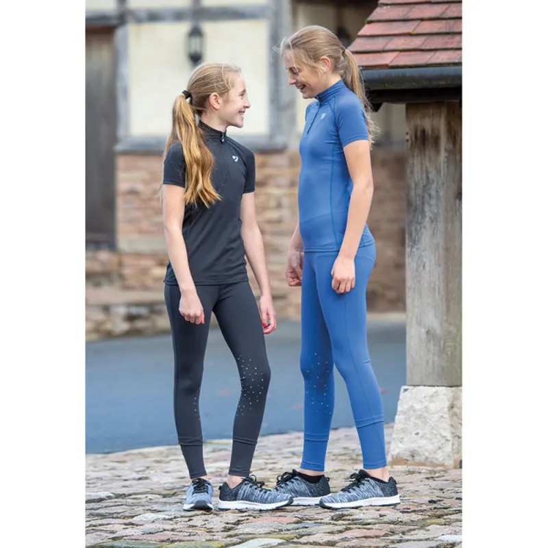 Aubrion Kiska Short Sleeve Base Layer - Maids - Blue-1