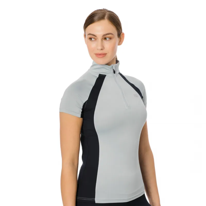 Horseware Aveen Half Zip Technical Short Sleeve Top - Blue