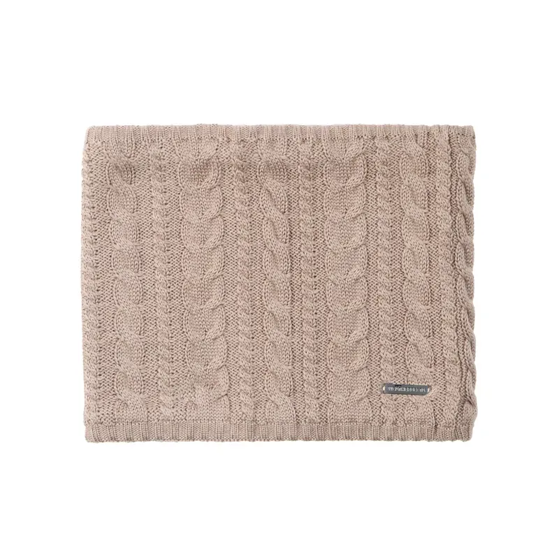 WeatherBeeta Cable Knit Snood - Dark Taupe
