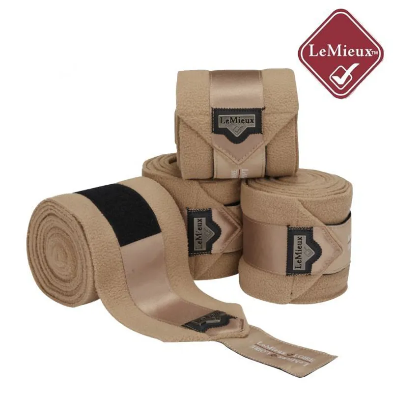 LeMieux Loire Satin Polo Bandages - Champagne