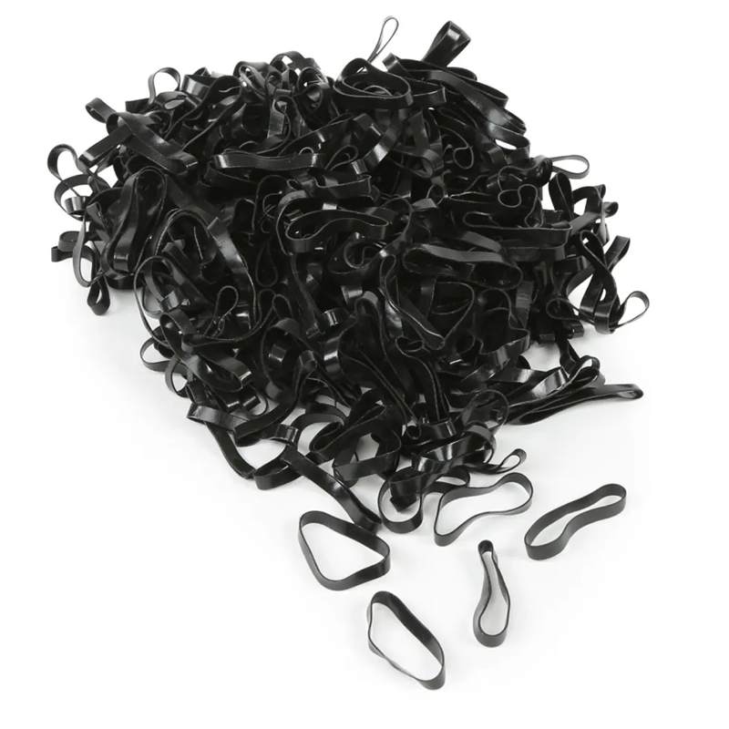 Shires EZI-GROOM Silicone Plaiting Bands-5