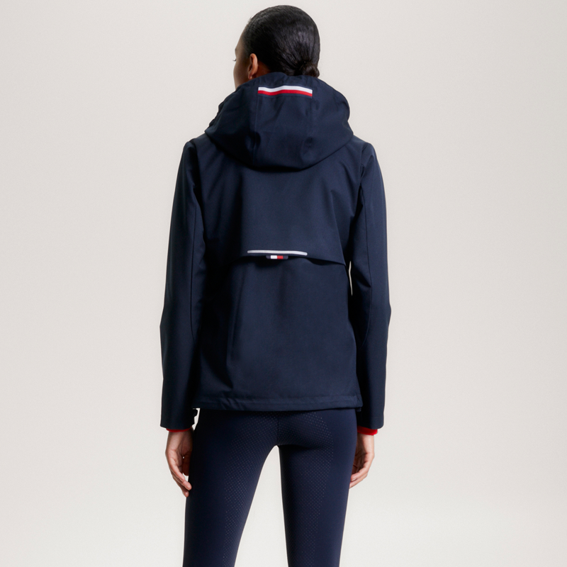 Tommy Hilfiger Women's Barcelona Fitted Rain Jacket - Desert Sky-2