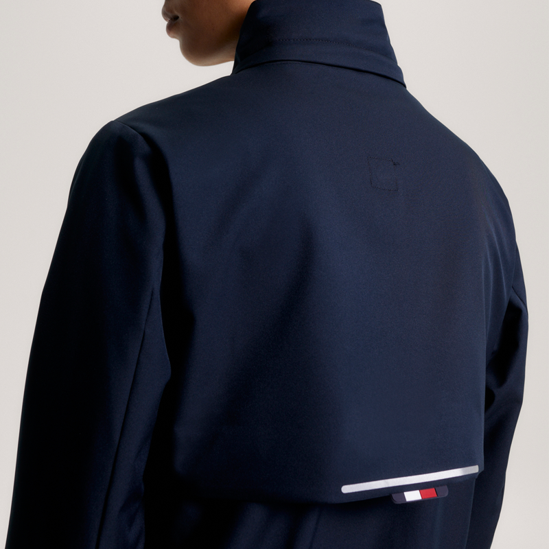 Tommy Hilfiger Women's Barcelona Fitted Rain Jacket - Desert Sky-5