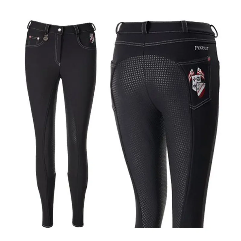 Pikeur Barinja Grip Softshell Breeches - Black - 88 - UK 16 Long