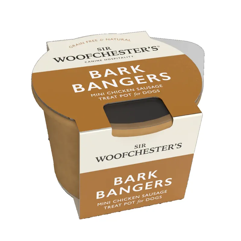 Sir Woofchester's Bark Bangers Treat Pot