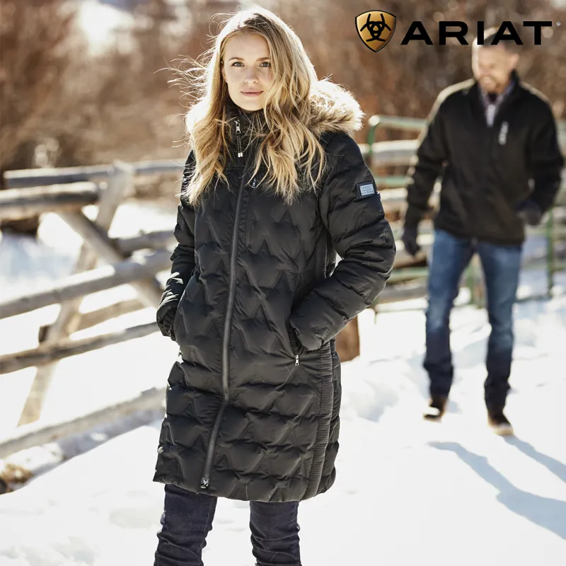 Ariat Barrows Insulated Coat - Black -4