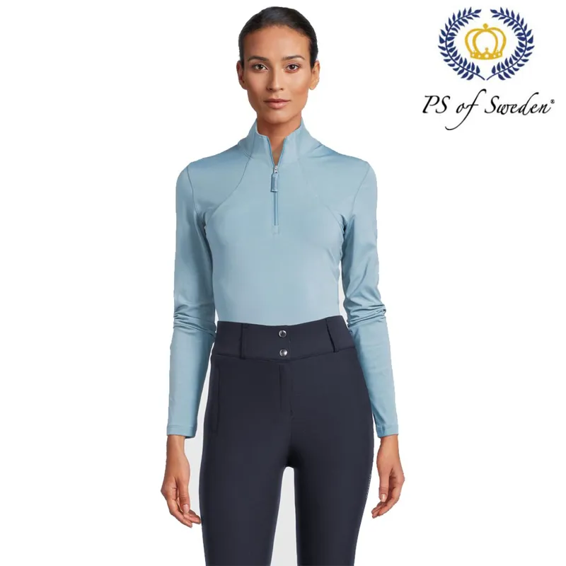 PS of Sweden Alessandra Half Zip Base Layer - Aqua