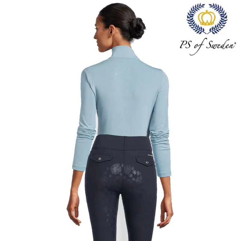 PS of Sweden Alessandra Half Zip Base Layer - Aqua-1