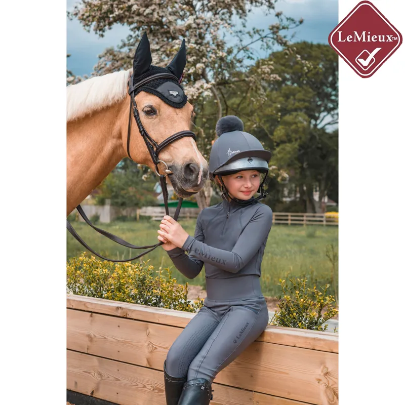 LeMieux Young Rider Base Layer - Slate-3