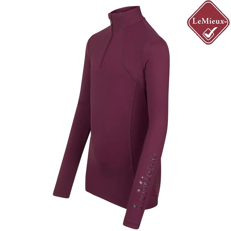 LeMieux Young Rider Base Layer - Grape-1