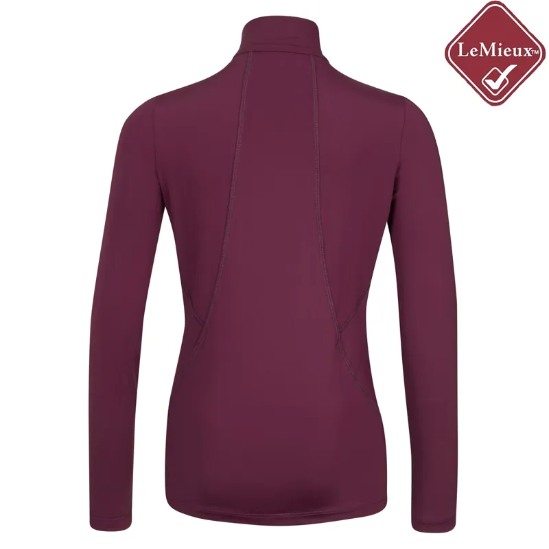 LeMieux Young Rider Base Layer - Grape-2