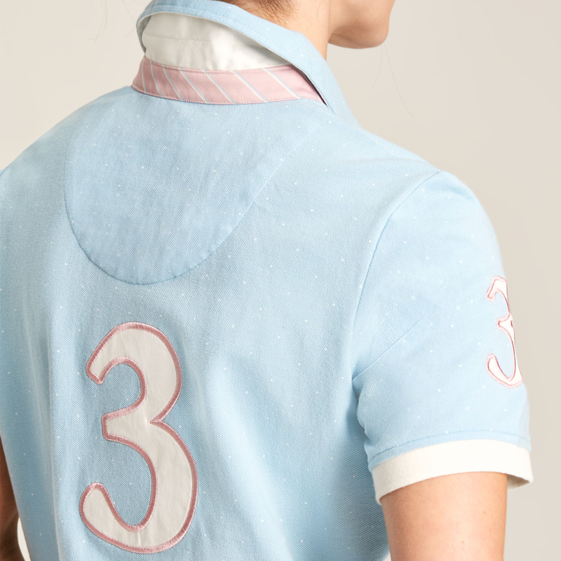 Joules Beaufort Ladies Polo - Blue -4