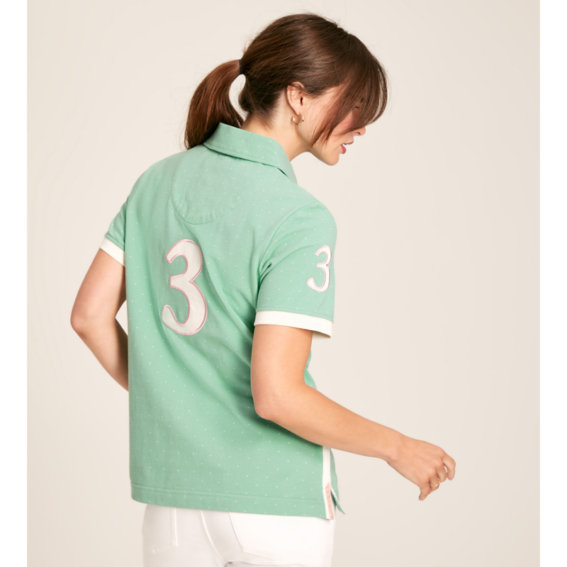 Joules Beaufort Ladies Polo - Green -2