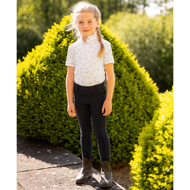 LeMieux Mini Bella Show Shirt - White-4